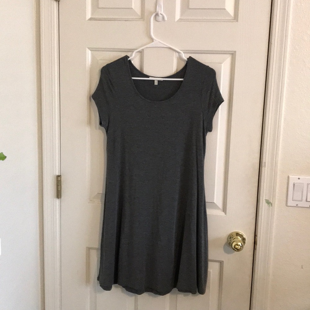 Grey T-shirt dress